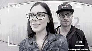 Sicilia and Caprice lick pussies at swinger party!