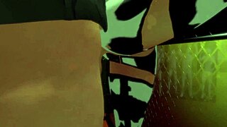 In This Anime, The Cow Girl Is Pounded Hard Against The Cage