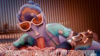 i see widow deepthroat cock on beach