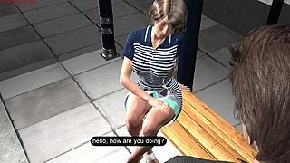 Matt Plays Rough with Bus Stop Girl in Wild Roleplay