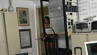 blondie teen 18+ gettin her wet pussy slammed hard in doggystyle, oops!