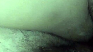 me and my wife having night time fun