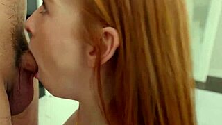 fiery redhead madi collins gives handyman a special reward