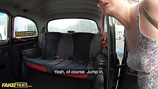 Hot Russian Lucy Heart Tastes Cabbie’s Sausage in Public Taxi