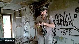 Slutty brunette loves having her pussy shoved with cock