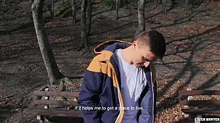 czech hunter meets an amateur gay euro twink for pay in episode 521