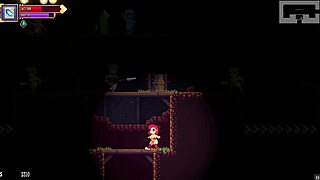 Redhead nun gets spanked and blown in a gloryhole scene