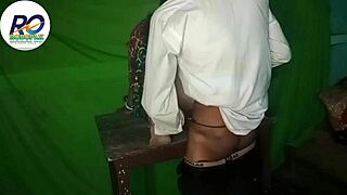 part 2 desi housewife gets wild on the table in country ranch style