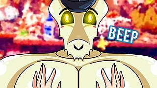 Boyfriend says, 'Tabi, you're adored.' In Friday night funkin hentai with oral action.