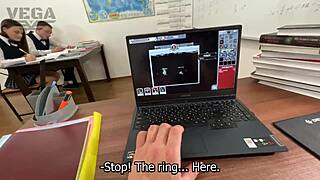 I taught this cute student how to bang hard and deep!