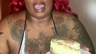 Mean teacher Hazelnut challenges student in intense roleplay