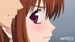 tight japanese student pussy battles big hentai cock in uncensored action