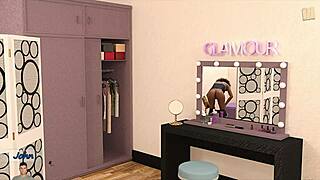 Big City Pleasures: Gina's Foot Massage Turns Erotic With Big Tits And Ass.