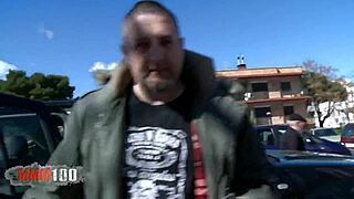 hot latina milf pees on cock outdoor hardcore action