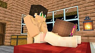 My Crush Invites Me Over After School Minecraft Animation