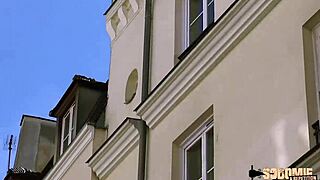 marie the beautiful slut with overflowing libido gets threesome sex in lingerie