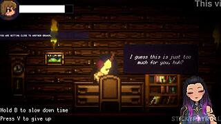 succubus dominates me hard in drain mansion hentai game part 3