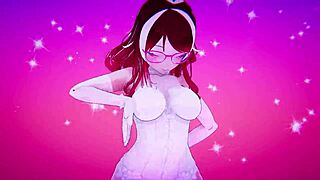 Horny 3D bride dances, seeks love in doggystyle.