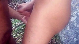 Ever seen Brazilian fishermen banging hard on rocky beach?