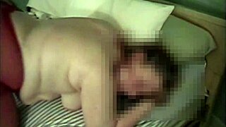 young bbw wife gets fucked doggy in red pantyhose, reaching orgasm.