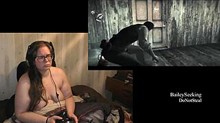 Playing Naked Evil Within, part 4 is getting intense! 😈