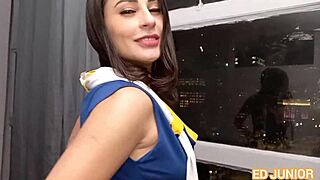 i fucked aline chaveirinho's ass high up with full bush on the red, oh man