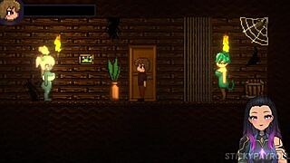 succubus dominates me hard in drain mansion hentai game part 3