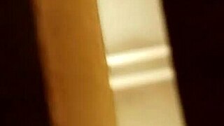 Spying on prostitute touching her hairy pussy.