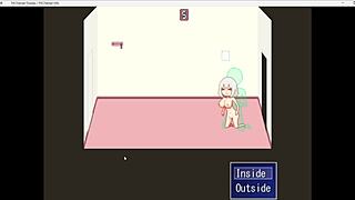 18+ girl bad at puzzles in hentai game fucking for endings