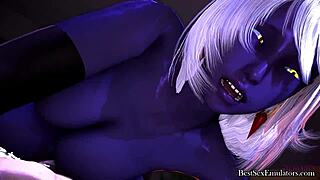 3D milf feels intense pleasure from facial and pussy fucking in anime game