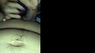 after a good blowjob, she squirts in anal scene