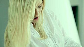 Fingering leads to orgasms in sensual lesbian sex