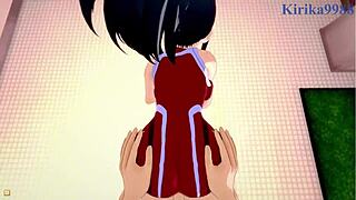 momo yaoyorozu and kyoka jiro in intense creampie sex can you handle their big tits