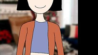 What a wild Xmas visitor in hentai!