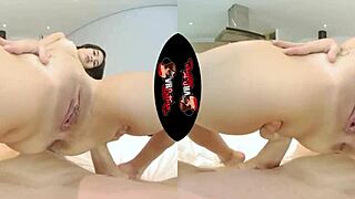 Tiny Latina Teen Feels Tight Pussy Pounding in VR Reality