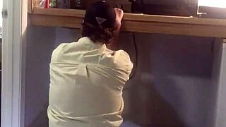 gay plumber caught masturbating with huge hairy dildo at home