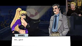 i-i shouldn't have become a super hero, now i'm getting face fucked by a clown...