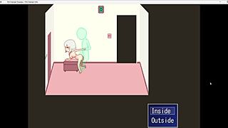 18+ girl bad at puzzles in hentai game fucking for endings