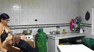 My Husband's Friend Licks My Ass And Pussy Before Fucking Me Anal Until I Cum In This Homemade Scene