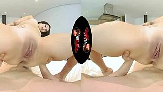 Tiny Latina Teen Feels Tight Pussy Pounding in VR Reality