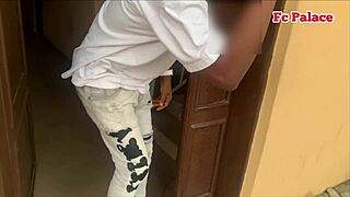 i finally fucked my ebony neighbor after watching her hang clothes.