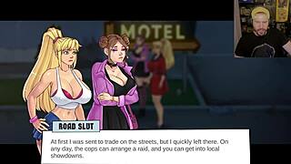 i-i shouldn't have become a super hero, now i'm getting face fucked by a clown...