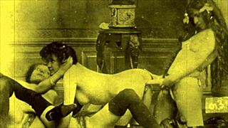 Bold Antique Lesbians With Hairy Pussies In Vintage Scenes