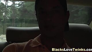 Black Gay Guy Jizzing in Wild Interracial 3some!