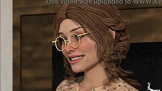 Horny Boy Fucks Nerdy Wife