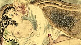 Vintage erotic drawings