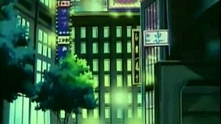 Anime strapon fuck in threesome