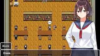 class president studies female body in the library with boss and big tits outdoors