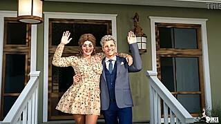 Horny Boy Fucks Nerdy Wife