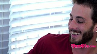 Step Family Plays Dumb Charades with Petite Teens in Wild 3some Action